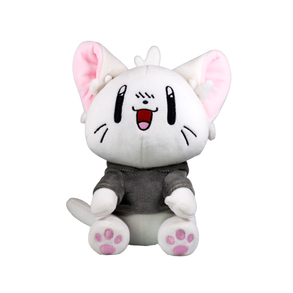 White cat cheap plushie